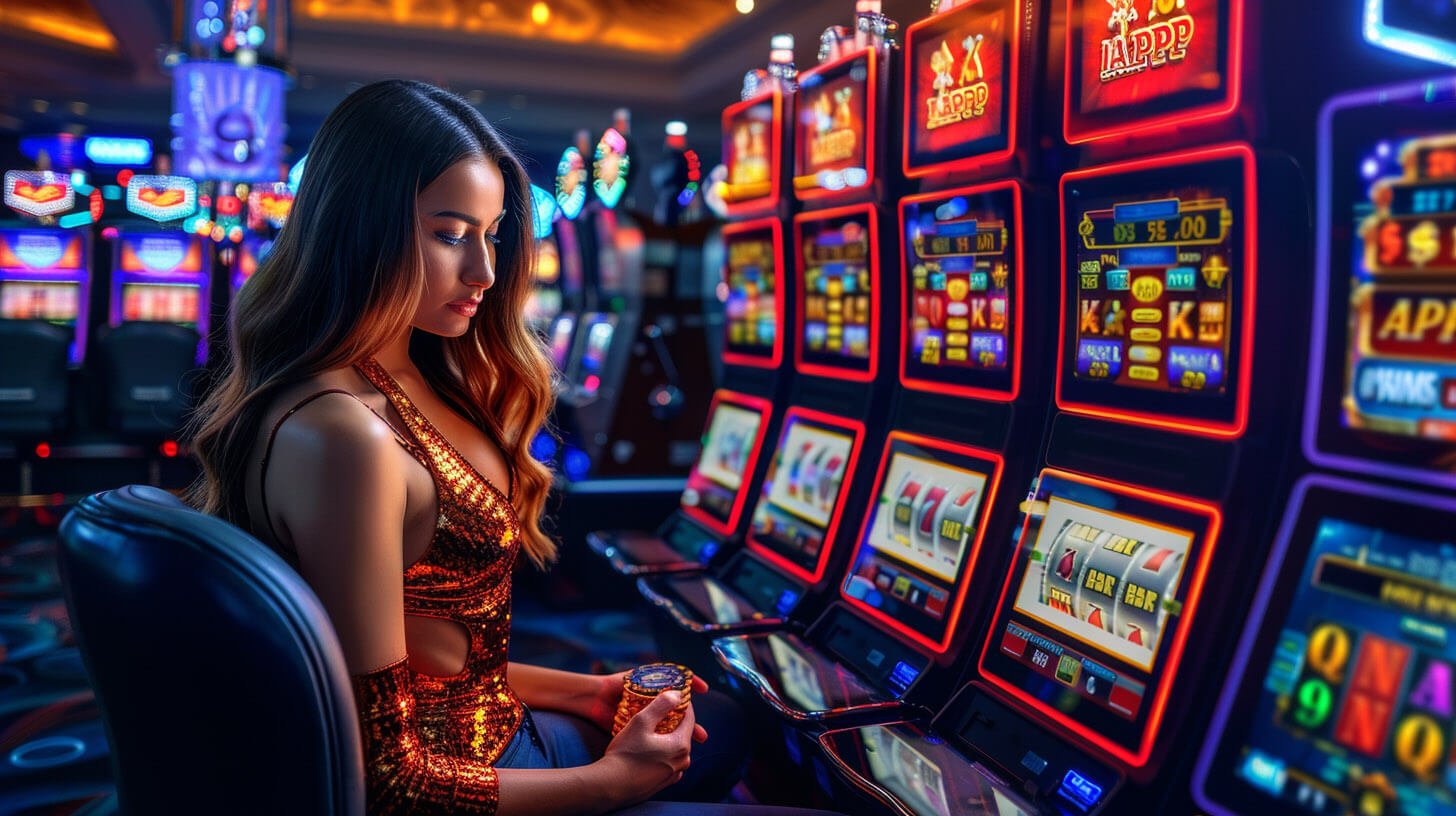 Simbol dan gulungan Fortune Tiger dengan tema harimau Asia